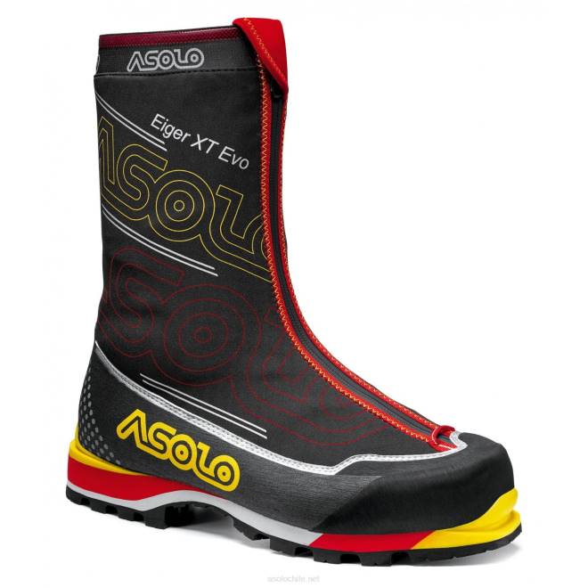 eiger xt evo gv hombres Asolo negro/rojo 0X4D55
