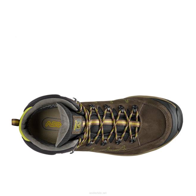 falcon evo nbk gv hombres Asolo marrón oscuro/lima 0X4D108