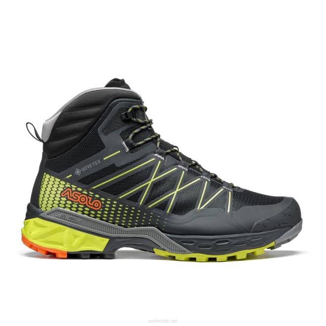 tahoe mid gtx hombres Asolo negro/amarillo de seguridad 0X4D112