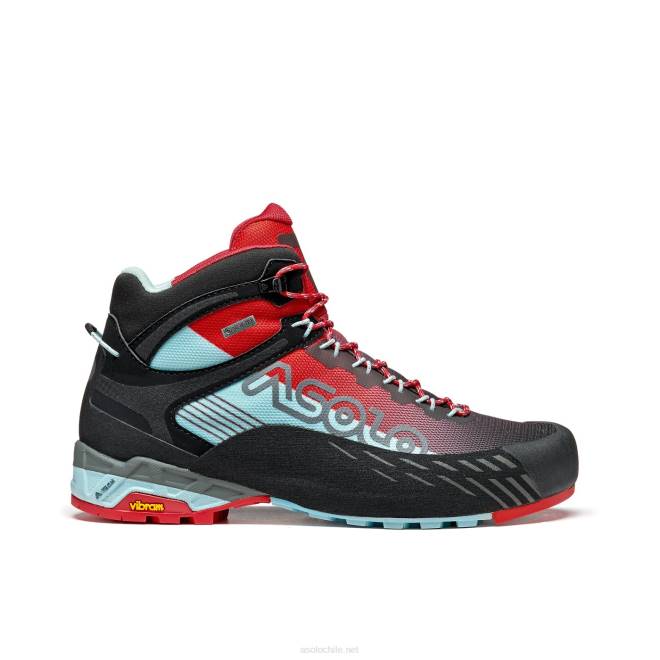 eldo mid gv mujer Asolo celadón/rojo amapola 0X4D139