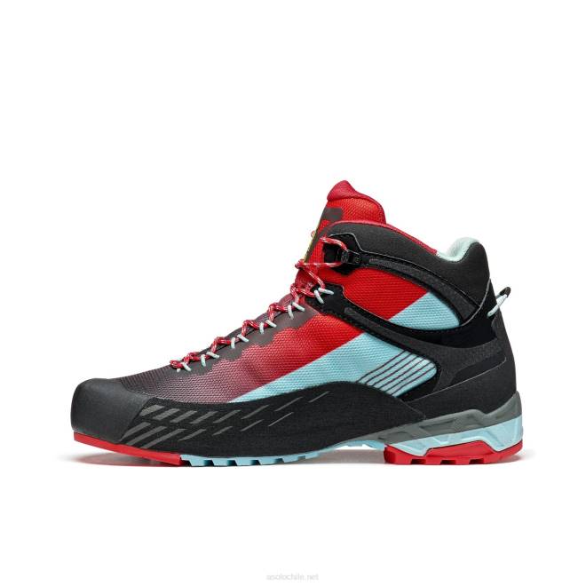 eldo mid gv mujer Asolo celadón/rojo amapola 0X4D139