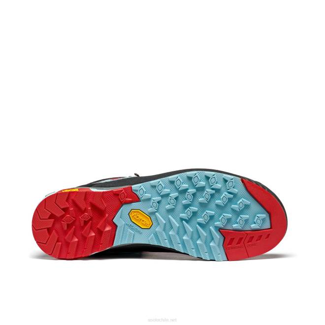 eldo mid gv mujer Asolo celadón/rojo amapola 0X4D139