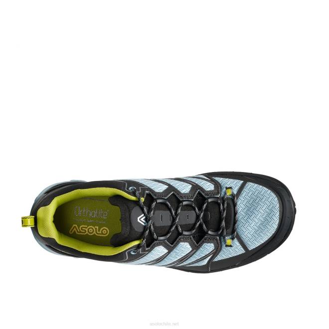 mujeres de rock suave Asolo negro/celadón/amarillo de seguridad 0X4D37